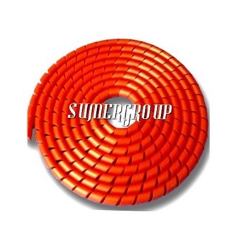 10MM KABLO SARICI SPİRAL KIRMIZI 100M SUMERGROUP resmi